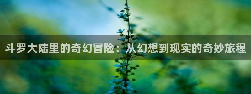 omofun动漫官网新番:斗罗大陆里的奇幻冒险:从幻想到现实的奇妙旅程配图
